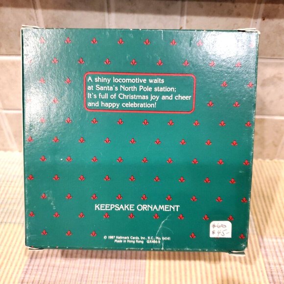 Tin Locomotive Collectors Series 1987 - Hallmark Keepsake Christmas Ornament #6 - Picture 2 of 3